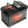 Автомобильный аккумулятор WEZER WEZ74680R 74А/ч-12V ст EN680 европейские обратная 278x175x175