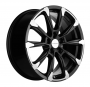 Легковой диск Khomen Wheels KHW1808 7,5x18 5x108 ET47 60,1 Black-FP